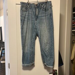 Madewell Light Blue Flare & Wide Leg Jeans